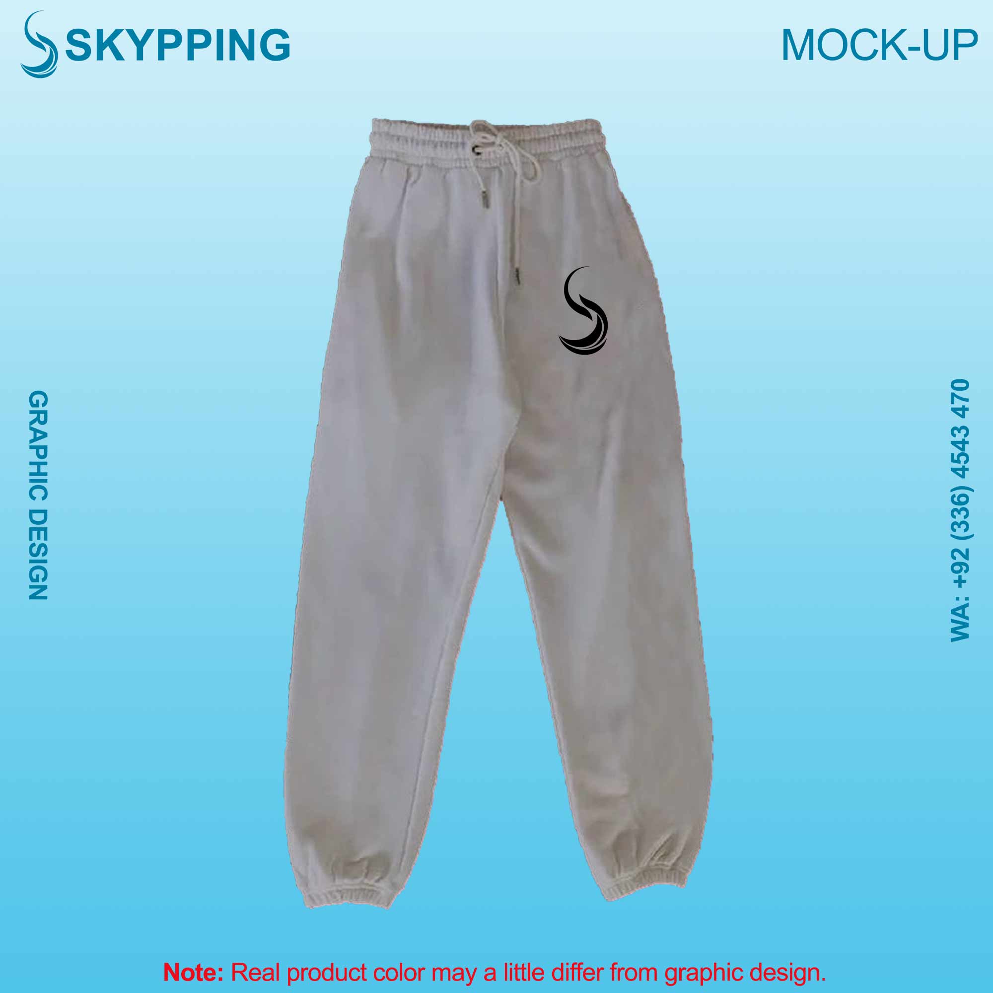 Sweatpant with Side Pocket and Closed Bottom
